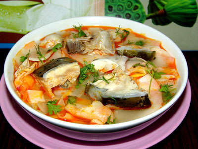 Canh chua cá hồi sapa